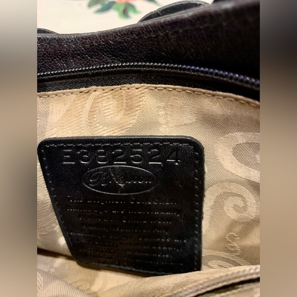 Brighton Black Patent Leather Purse Handbag - Picture 6 of 10